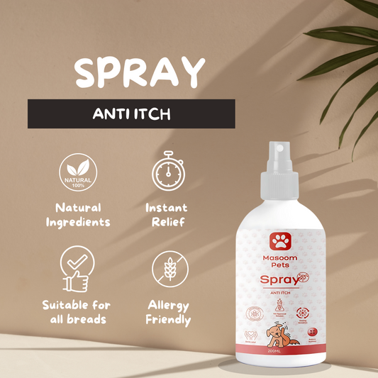 Anti-Itch Spray for Cats and Dogs, 200ml