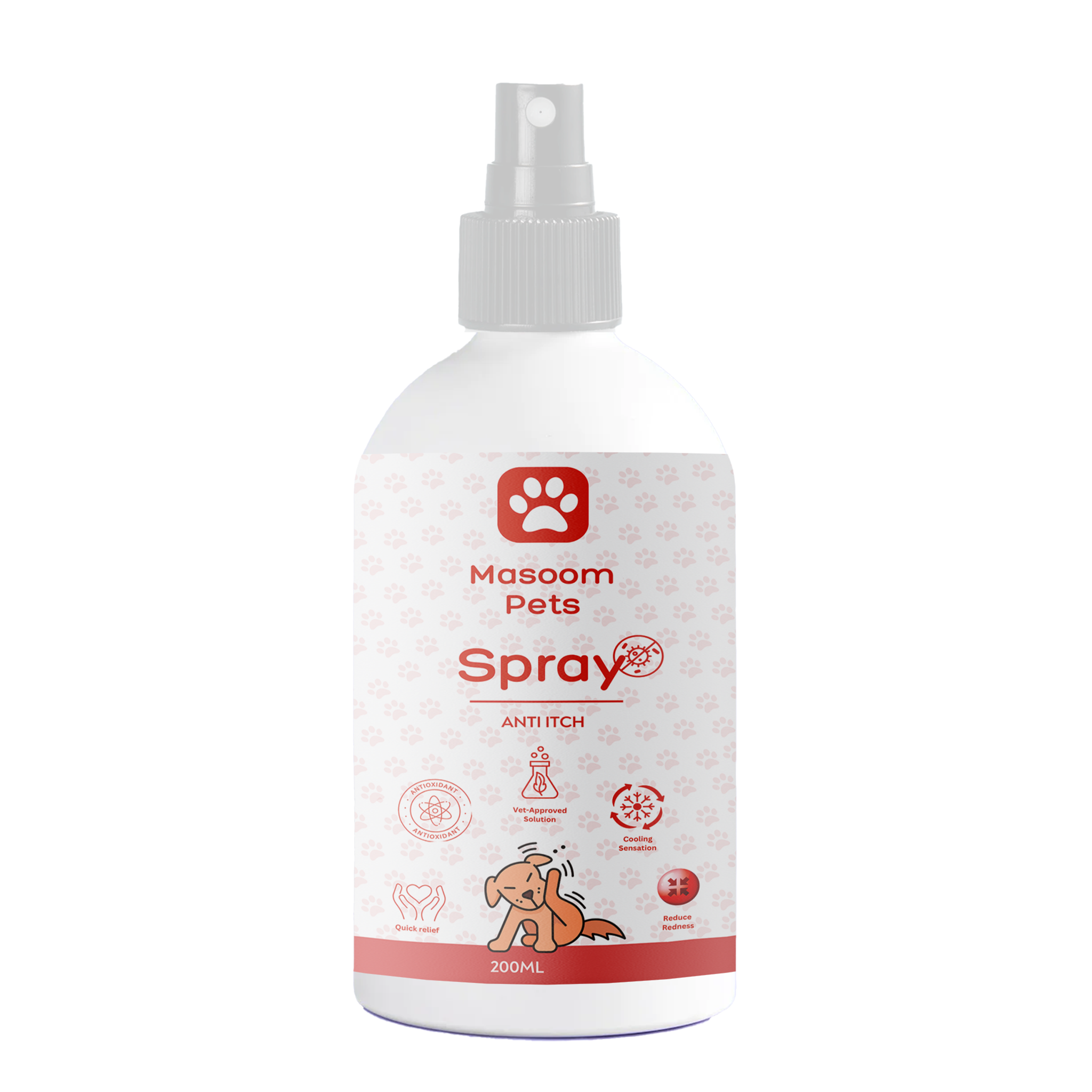 Anti-Itch Spray for Cats and Dogs, 200ml